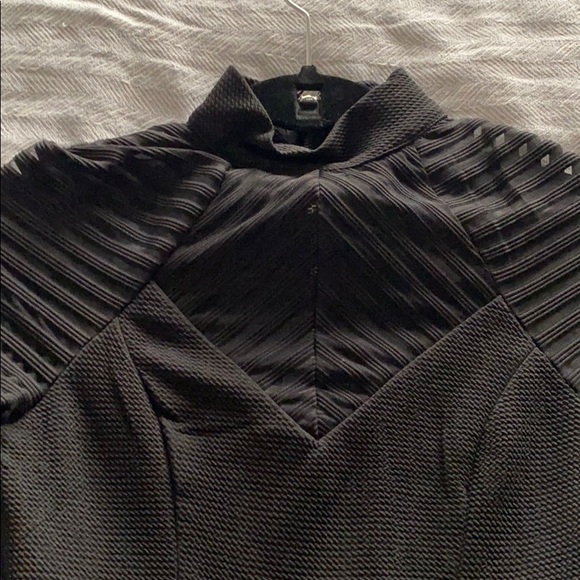 LF black mesh leotard - Picture 3 of 4